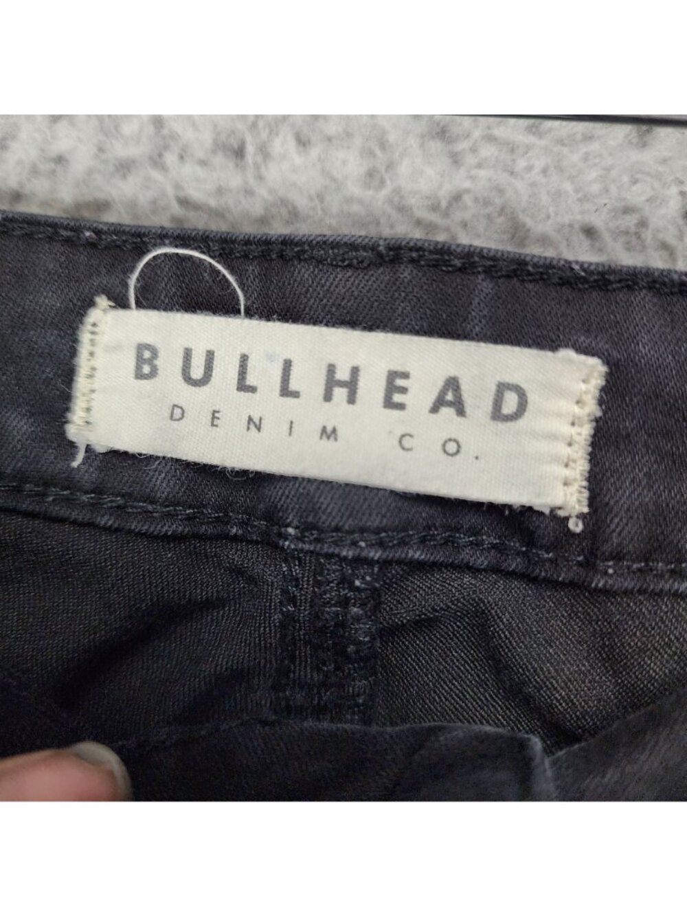 Bullhead Jeans Womens 26 Black Stretch Denim Skinniest Skinny - Picture 3 of 12